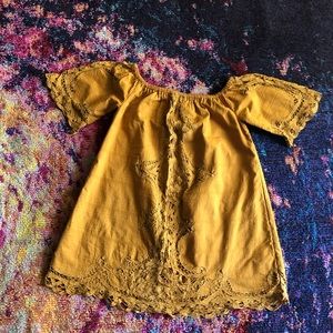 Free People Off-The-Shoulder mini dress